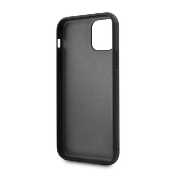 BMW iPhone 11 M Collection Bi-Material Carbon Hard (BMHCN61MCARBL) hátlap, tok, kék-fekete