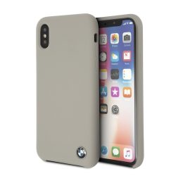   BMW iPhone X/Xs Signature Silicone Hard (BMHCPXSILTA) hátlap, tok, bézs