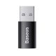 Baseus OTG adapter Ingenuity USB-A 3.1 - USB-C host OTG átalakító adapter, fekete