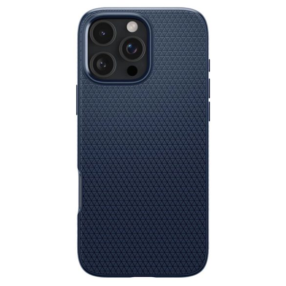 Spigen Liquid Air iPhone 16 Pro Max hátlap, tok, sötétkék