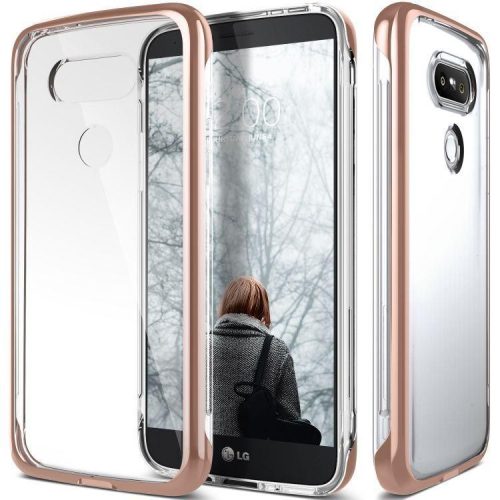 Caseology LG G5 Skyfall Series hátlap, tok, rozé arany