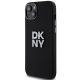 DKNY iPhone 15 Plus DKHCP15MSMCBSK hátlap, tok Silicone W/Stack Metal Logo, fekete