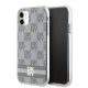 DKNY case for IPHONE 11 Magsafe hátlap, tok DKHMN61HCPTSE Checkered Pattern W/Printed Stripes, bézs