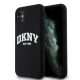 DKNY case for IPHONE 11 Magsafe hátlap, tok DKHMN61SNYACH W/White Arch Logo, fekete