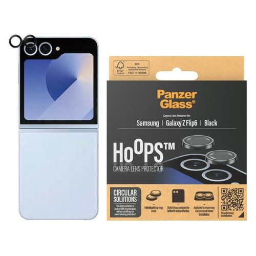 PanzerGlass lencsevédő üvegfólia Hoops Camera Samsung Galaxy Z Flip 6 F741 kameravédő