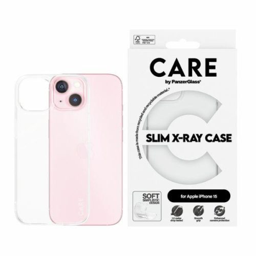 CARE by PanzerGlass Slim X-Ray tok iPhone 15 6.1", átlátszó 1433