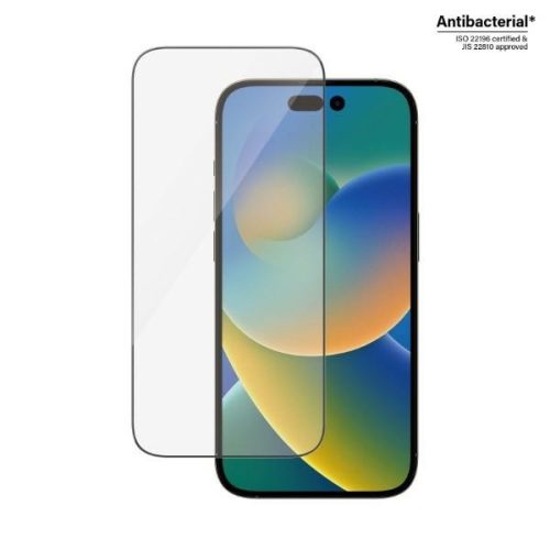 PanzerGlass kijelzővédő üvegfólia Ultra-Wide Fit iPhone 14 Pro 6,1" antibakteriális