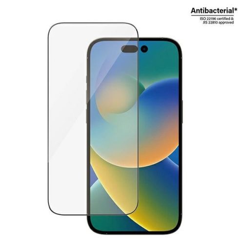 PanzerGlass kijelzővédő üvegfólia Ultra-Wide Fit iPhone 14 Pro 6,1" antibakteriális