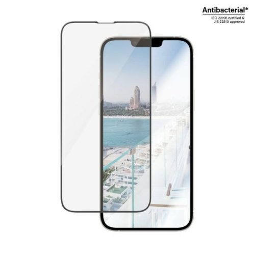 PanzerGlass kijelzővédő üvegfólia Ultra-Wide Fit iPhone 14 Plus/13 Pro Max 6,7" Anti-reflective antibakteriális