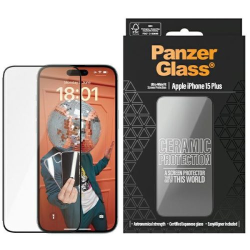 PanzerGlass kijelzővédő flexibilis kerámiafólia Protection iPhone 15 Plus 6.7"