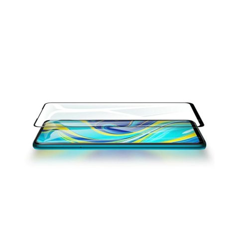 Xiaomi Redmi Note 10 5G 5D Full Glue teljes kijelzős edzett üvegfólia (tempered glass) 9H keménységű, fekete