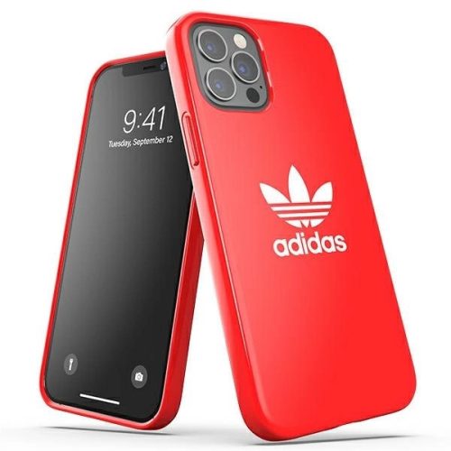 Adidas OR Snap Case tok Trefoil iPhone 12/12 Pro, piros