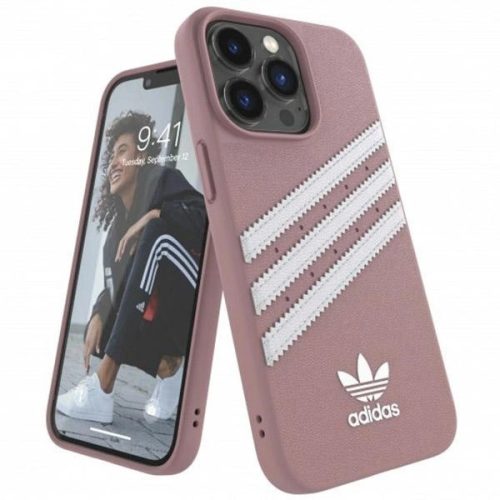 Adidas OR Moulded Case tok PU iPhone 13 Pro/13 6,1", rózsaszín