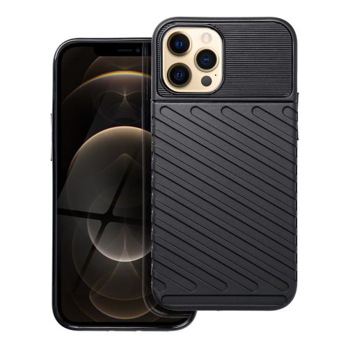 Thunder Case ütésálló tok iPhone 12 Pro Max, fekete