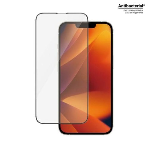 PanzerGlass kijelzővédő üvegfólia Ultra-Wide Fit iPhone 14/13 Pro/13 6,1" betekintésgátló antibakteriális