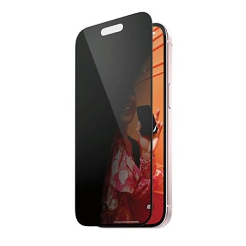 PanzerGlass kijelzővédő üvegfólia Ultra-Wide Fit iPhone 15 Plus 6.7" betekintésgátló