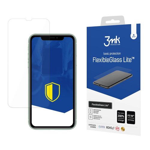 3MK FlexibleGlass Lite iPhone 11 hibrid üvegfólia, átlátszó