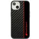 Audi Carbon Fiber Stripe  AUS-TPUPCIP14-R8/D1-BK iPhone 14 6.1", hátlap, tok, fekete