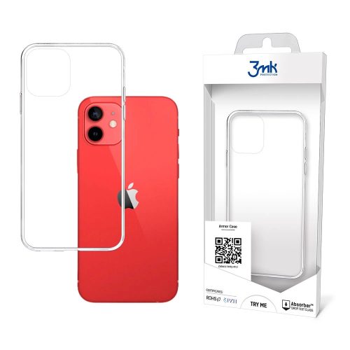 3MK All-Safe AC iPhone 12/12 Pro 6,1" Armor tok, átlátszó