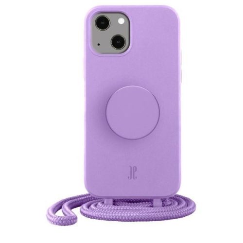 Just Elegance PopGrip iPhone 14 Plus/15 Plus 6.7" hátlap, tok, lila