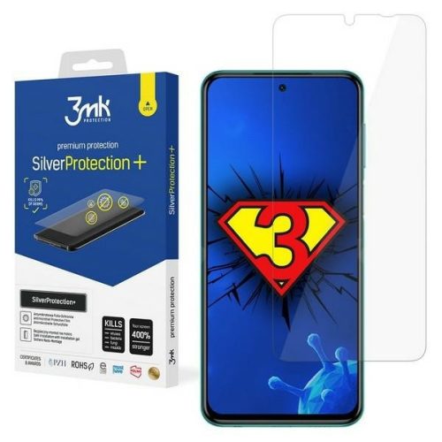 3MK Silver Protect+ Xiaomi Redmi Note 8T nedves szerelésű film