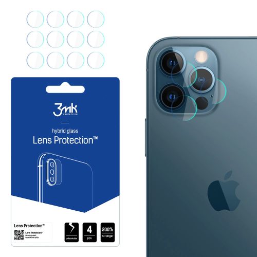 3MK Lens Protect iPhone 12 Pro kamera védőfólia 4db