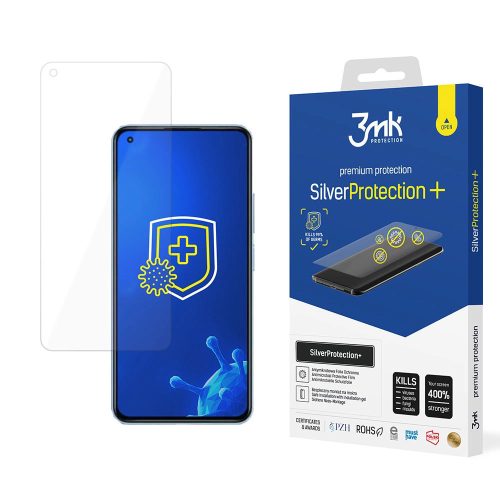 3MK Silver Protect+ Xiaomi Mi 11 Lite 5G nedves szerelésű film