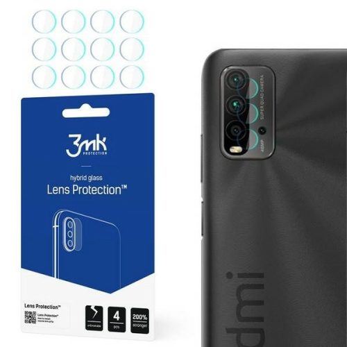 3MK Lens Protect Xiaomi Redmi 9T kamera védőfólia 4db