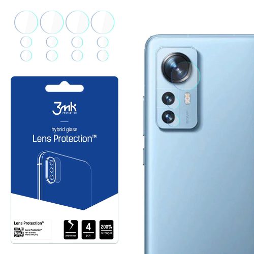 3MK Lens Protect Xiaomi 12/12X kamera védőfólia 4db