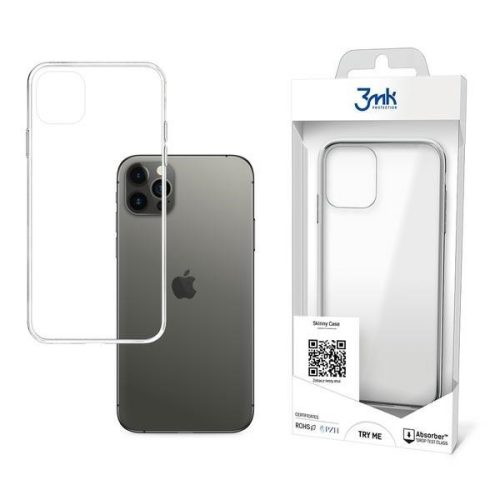 3MK All-Safe Slim Case iPhone 12 Pro Max hátlap, tok, átlátszó