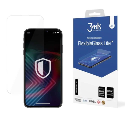 3MK FlexibleGlass Lite iPhone 14/14 Pro 6.1" hibrid üvegfólia, átlátszó