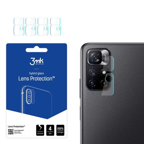 3MK Lens Protect Xiaomi Redmi Note 11S 5 G/11T 5G kamera védőfólia 4db