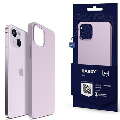 3MK Hardy Case iPhone 14 Plus/15 Plus 6.7" Magsafe hátlap, tok, lila