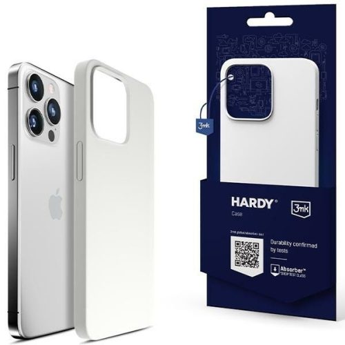 3MK Hardy Case iPhone 14 Pro Max 6,7" biały/white MagSafe tok