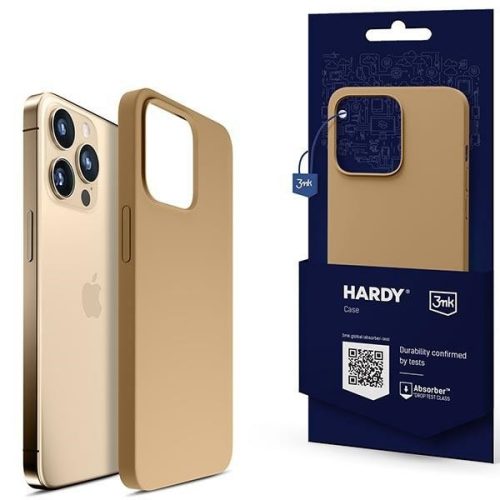 3MK Hardy Case iPhone 13 Pro Max 6.7", Magsafe hátlap, tok, arany