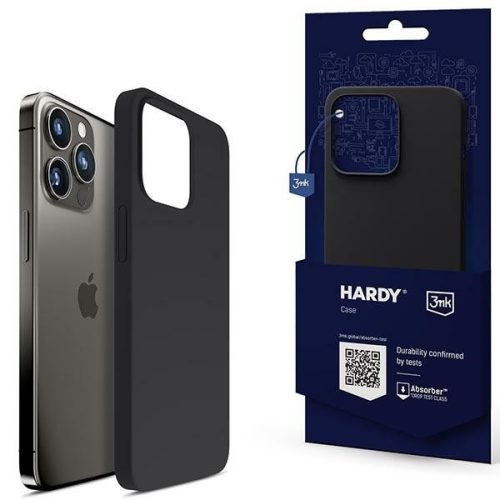 3MK Hardy Case iPhone 13 Pro Max 6,7" Magsafe hátlap, tok, sötétszürke