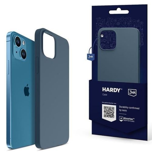 3MK Hardy Case iPhone 13 6,1" Magsafe hátlap, tok, kék