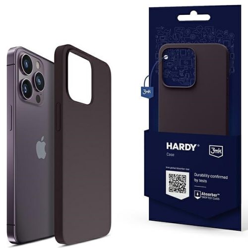 3MK Hardy Case iPhone 14 Pro 6,1" Magsafe hátlap, tok, lila