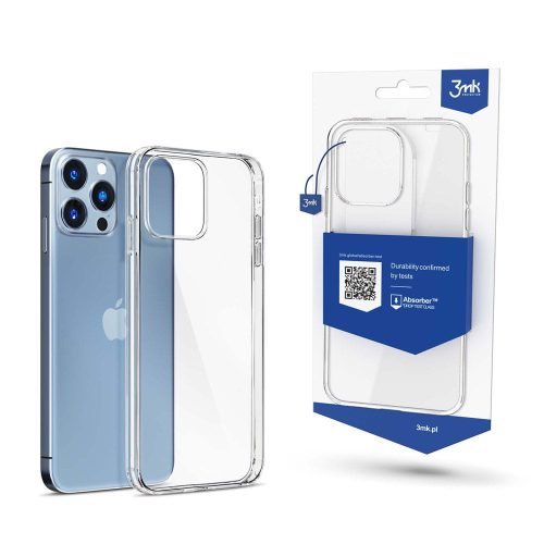 3MK Clear Case iPhone 15 Pro 6,1", hátlap, tok, átlátszó