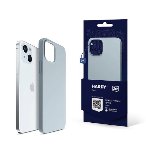 3MK Hardy Case iPhone 15 6.1" Magsafe hátlap, tok, sötétkék