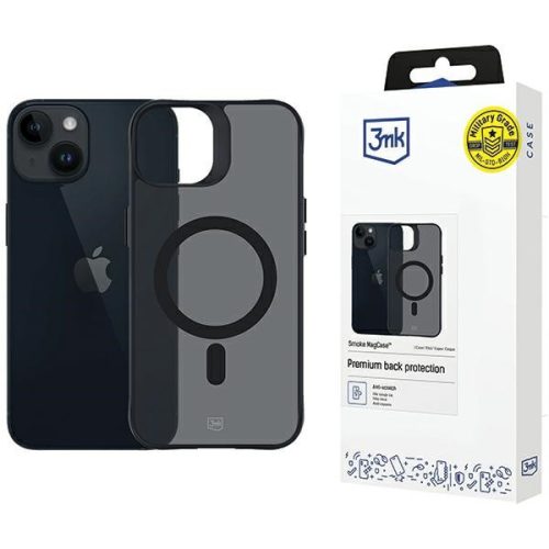 3MK Smoke MagCase iPhone 14 Plus 6.7", fekete