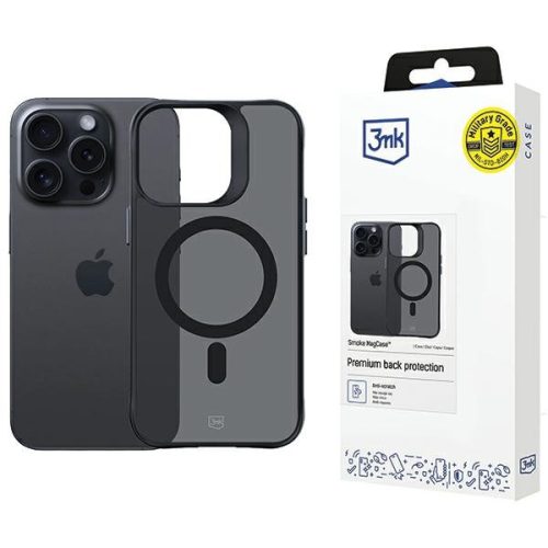 3MK Smoke MagCase iPhone 13 Pro Max 6.7", fekete