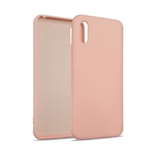 Beline Silicone Case hátlap, tok Xiaomi Redmi 9A, rozéarany