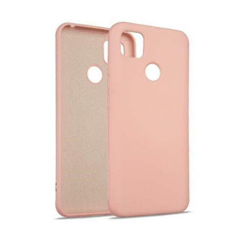 Beline Silicone Case hátlap, tok Xiaomi Redmi 9C, rozéarany