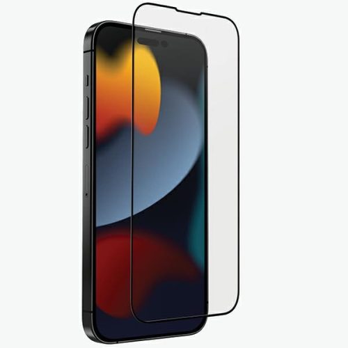 UNIQ Optix Vivid iPhone 14 Plus 6.7", átlátszó edzett üvegfólia applikátorral