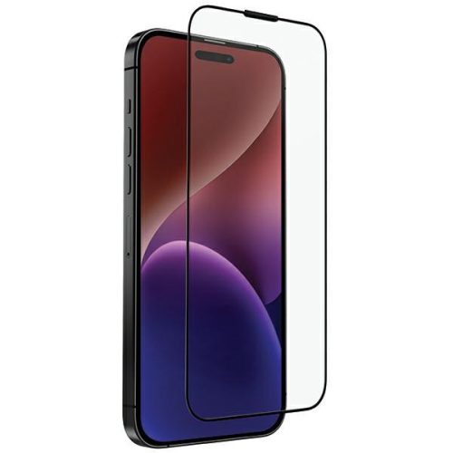 UNIQ Optix Vivid iPhone 15 6.1"/14 Pro 6.1", átlátszó edzett üvegfólia applikátorral