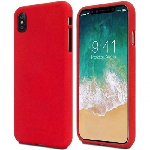 Mercury Soft Silicone Case hátlap, tok Xiaomi Mi 10/10 Pro, piros