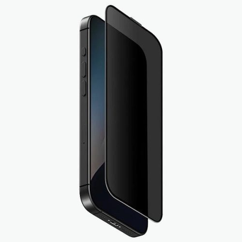 UNIQ Optix Privacy iPhone 16 Plus 6.7" adatvédelmi edzett üvegfólia applikátorral