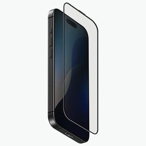 UNIQ Optix Vivid iPhone 16 Pro 6.3", átlátszó edzett üvegfólia applikátorral