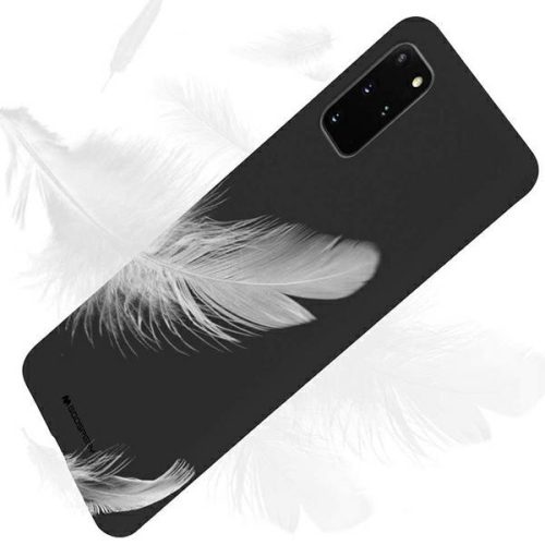 Mercury Soft Silicone Case hátlap, tok iPhone 13 Pro 6.1", fekete